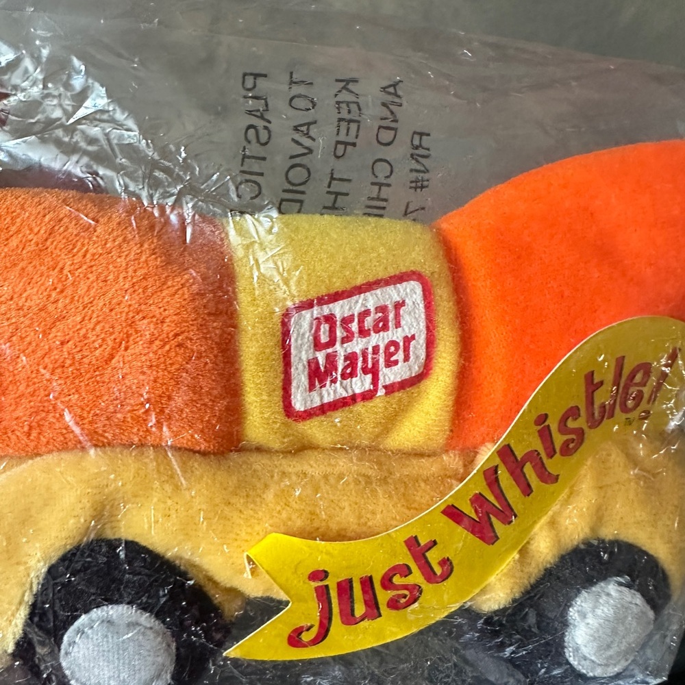 Vintage Oscar Mayer Small Plush Weinermobile - Set of 2 - Picture 3 of 3